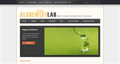 Desktop Screenshot of alchemistlab.com